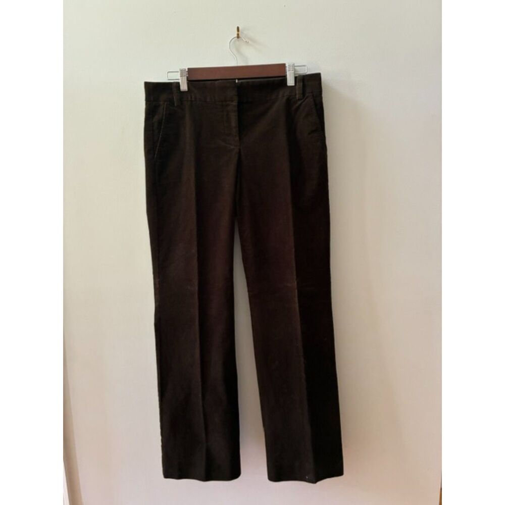 J.Crew City Fit Corduroy Pants Brown Women's 8 Petite (8P)